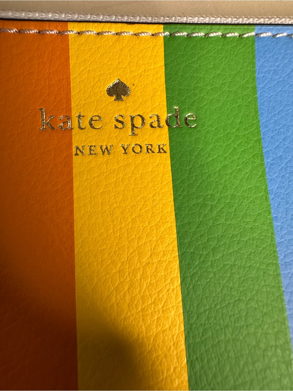 Kate Spade Small Rainbow Pride Clutch. - Picture 7 of 7
